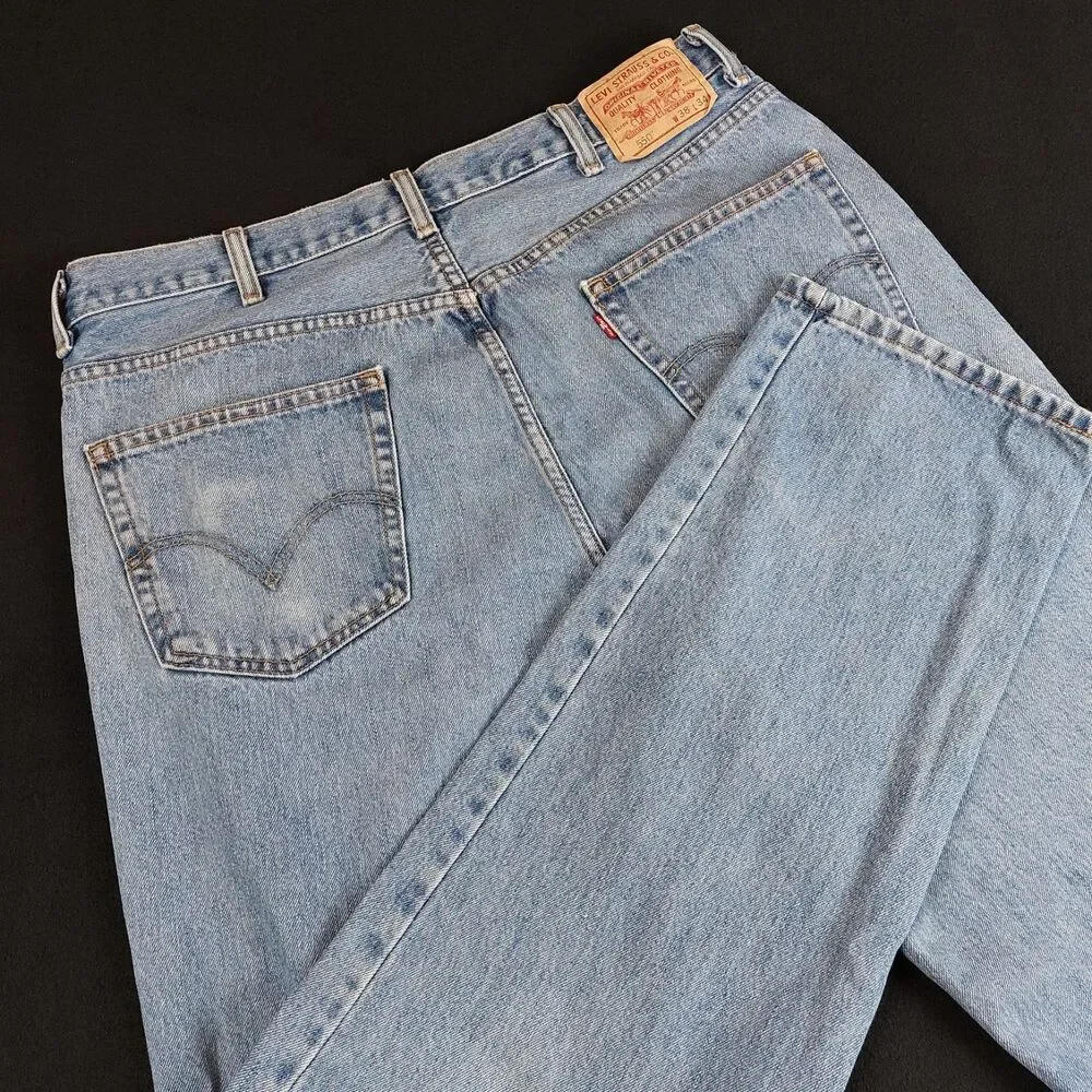 Levi's 550 Relaxed Fit Jeans Men's 38x34 Blue Natural Fade High Rise